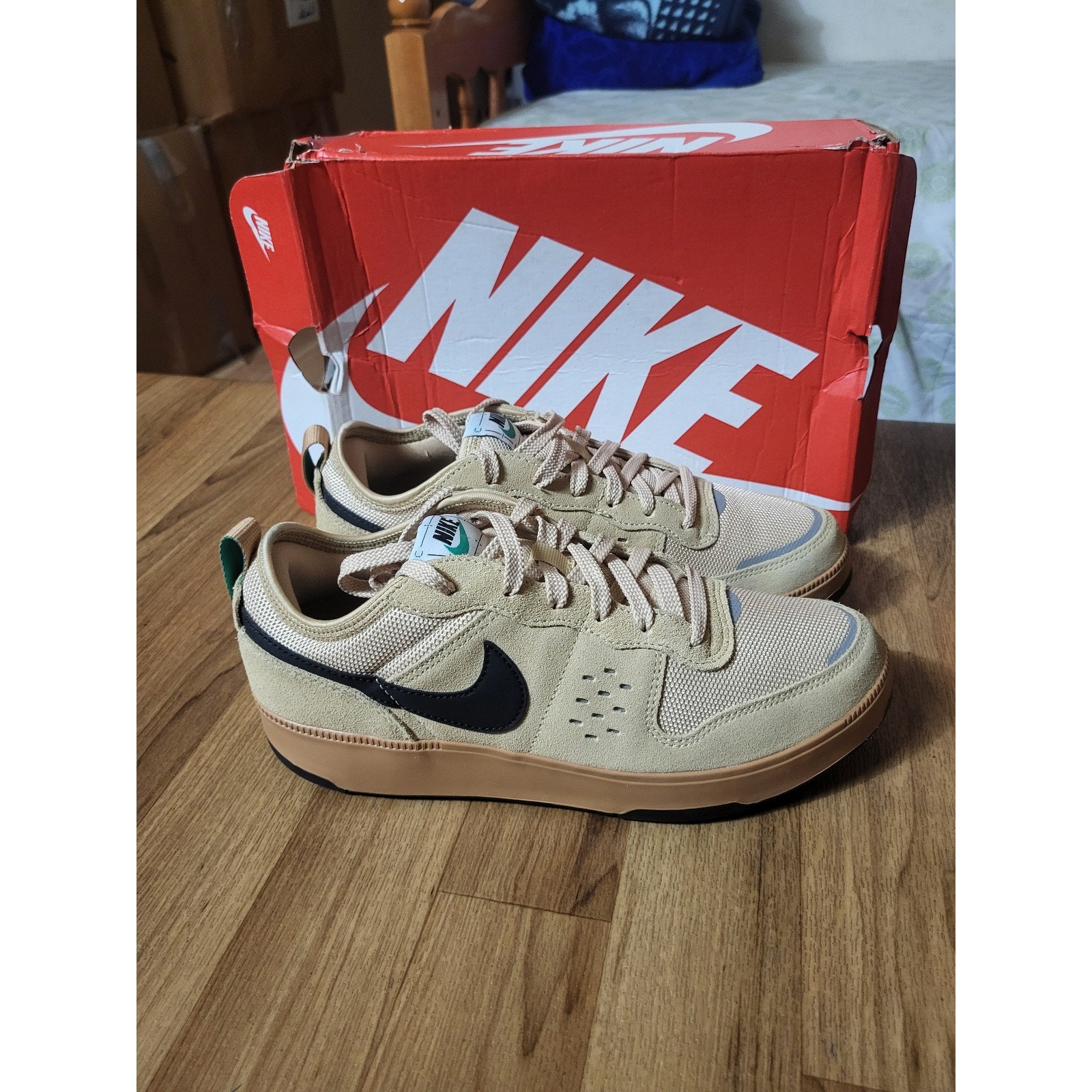 Nike C1ty Gs 'Brownstone' Hq0028-200 Shoes Size 7y